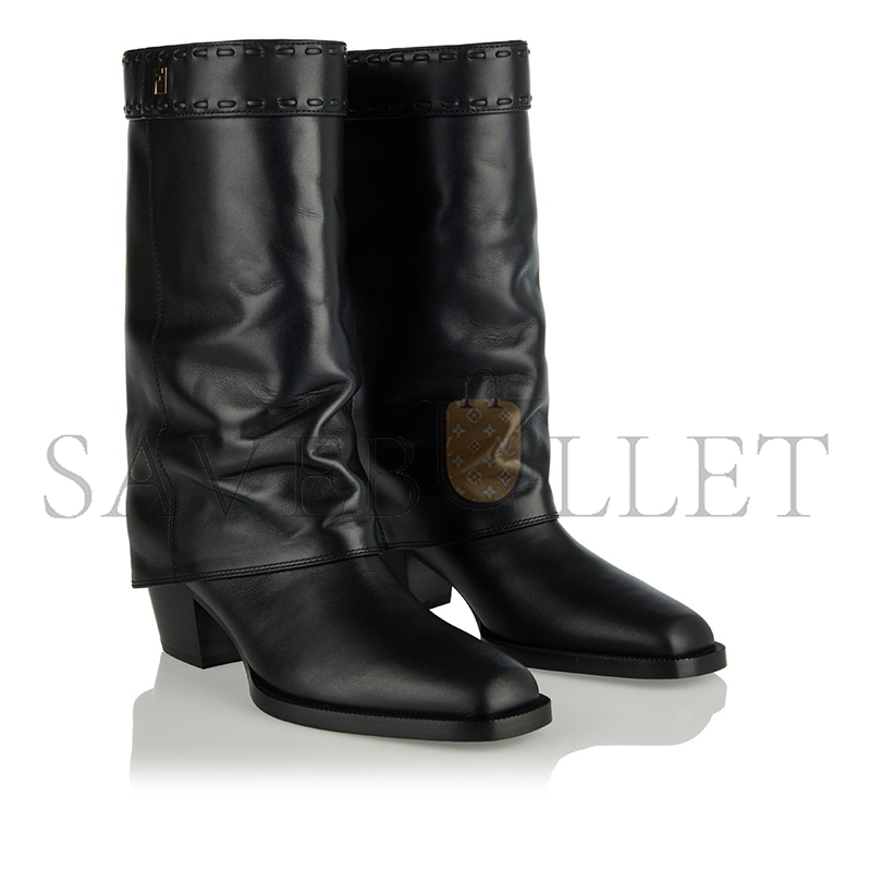 FENDI LEATHER ANKLE BOOTS 8W8802AOSHF0QA1